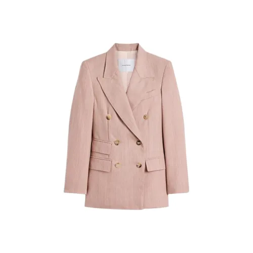SCANLAN THEODORE Tailored Double Pocket Jacket Бизнес Костюм Женский Pink Pink