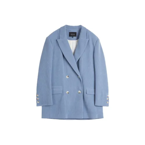 ELLE Бизнес-костюм женский синий