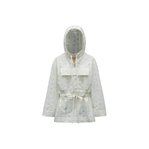 Moncler SS22 Тренчкот Женский Белый