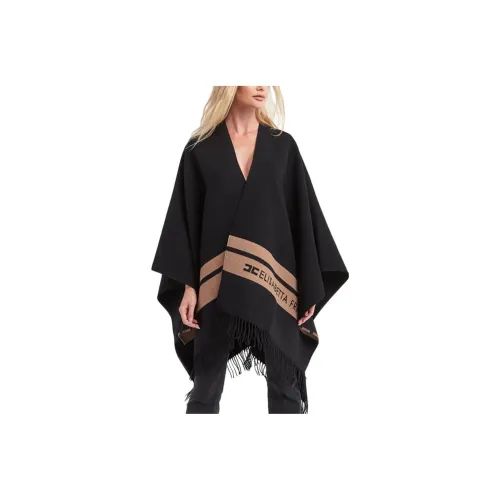 Elisabetta Franchi Черные Женские Плащи