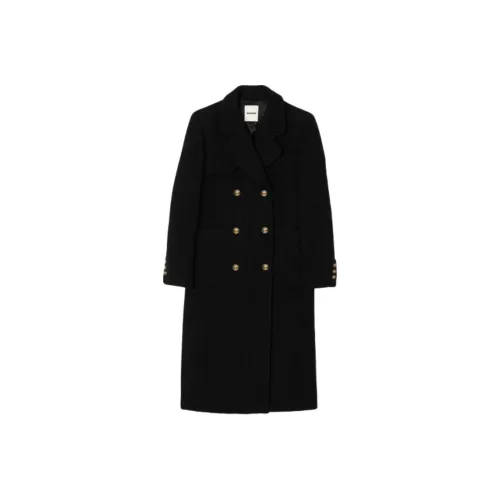 SANDRO Черное Женское Пальто