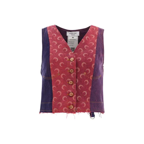 Marine Serre Фиолетовые Женские Жилеты