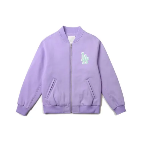 Бейсбольная куртка MLB Base Logo женская фиолетовая