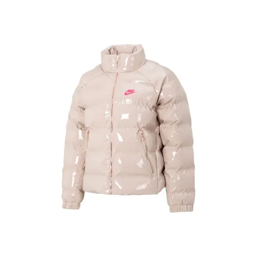 NIKE Sports Life Collection Розовые Женские Объёмные Куртки (Пуфы)