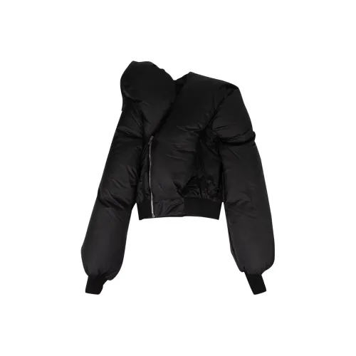 RICK OWENS Черное Женское Короткое Пальто