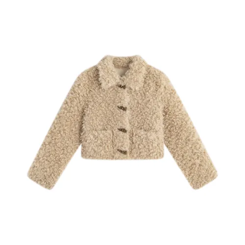 Delight In You Бархат Feel Пальто Женское Светлый Хаки