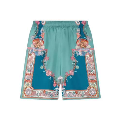 VERSACE Повседневные шорты Мужские Зеленые