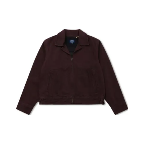 Levi's FW22 Denim Jacket Women's Dark Red Леви's FW22 Деним Куртка Женская Темно-Красная