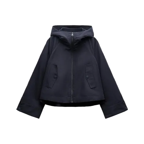 ZARA Синие Женские Парки