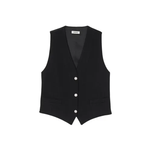 SANDRO Черные Женские Жилеты
