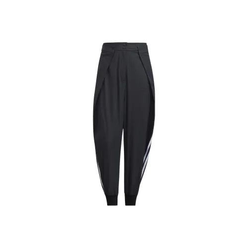 Adidas Черные Женские Вязаные Тренировочные Брюки