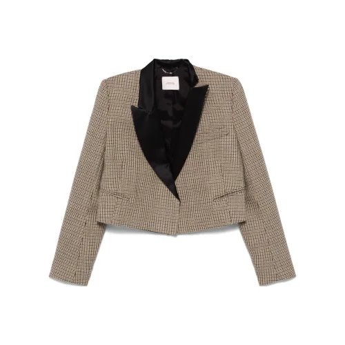 DOROTHEE SCHUMACHER SS24 Бизнес Костюм Пальто Женское Оливково-Коричневый