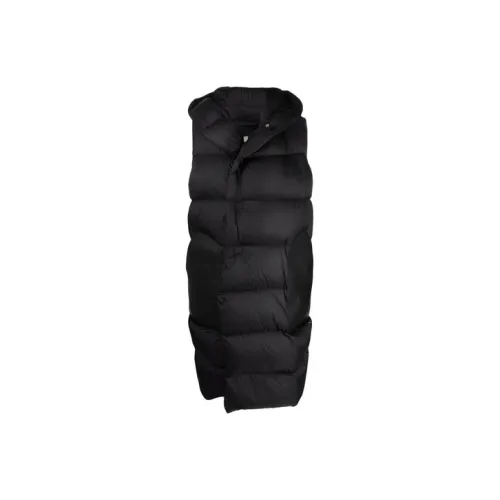 RICK OWENS совместный бренд Черный Женский Пуховый жилет