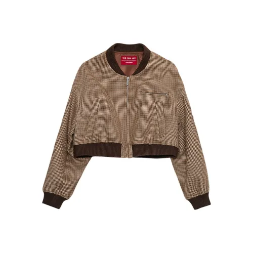 THE SEA LIFE Укороченная куртка женские чайный коричневый