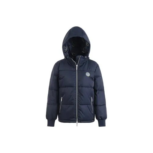 ARMANI EXCHANGE Морской синий Женские Объемные Куртки (Пуфы)