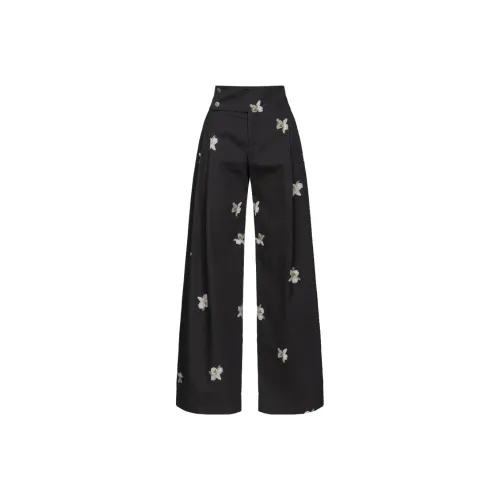 PINKO Черные Женские Повседневные Брюки