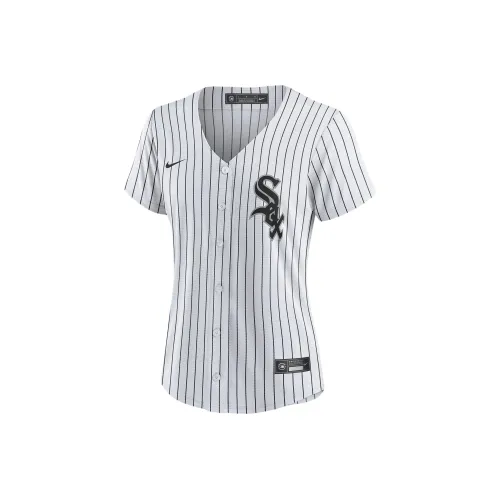 Nike MLB Коллаборация Чикаго Белый Бейсбольная куртка Женская Белая