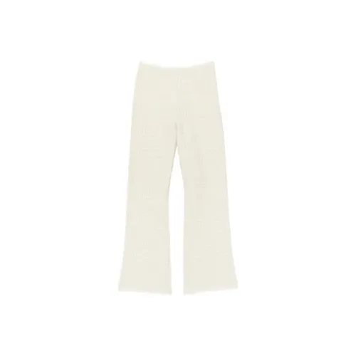 SANDRO SS23 CNY of Rabbit Светло-янтарные Женские Повседневные Брюки