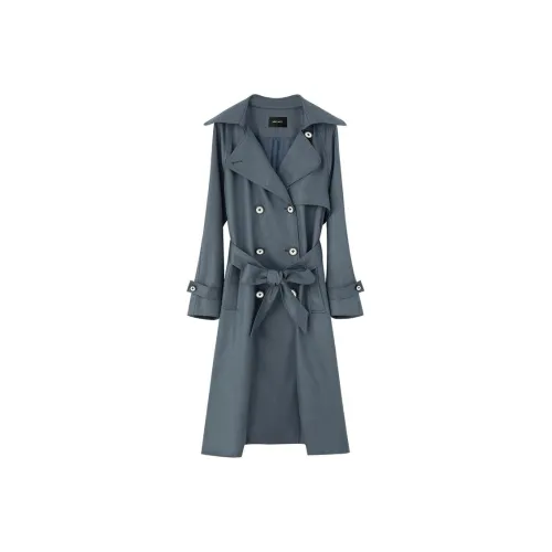 NINE WEST Тренчкот Женский Серебряный Серый