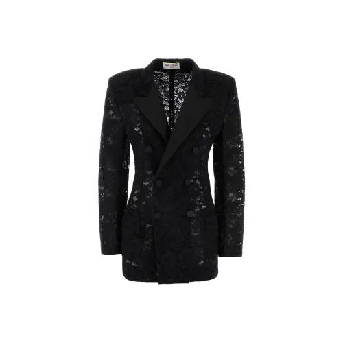 SAINT LAURENT FW24 Бизнес-костюм женский черный