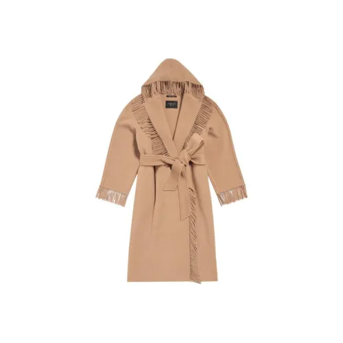 Balenciaga SS24 Пальто Свободный крой Женское Хаки