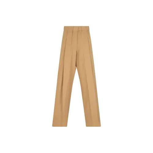DRIES VAN NOTEN Хаки Женские Повседневные Брюки