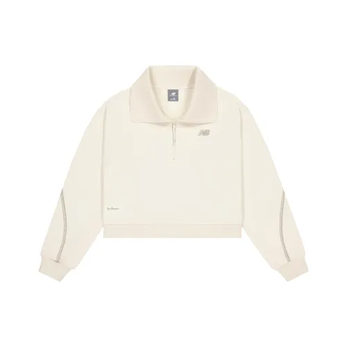 New Balance совместный бренд New Balance CNY Collection FW24 Толстовка Женская Белая