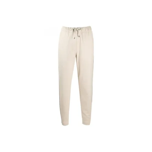Brunello Cucinelli Экрю Женские Повседневные Брюки