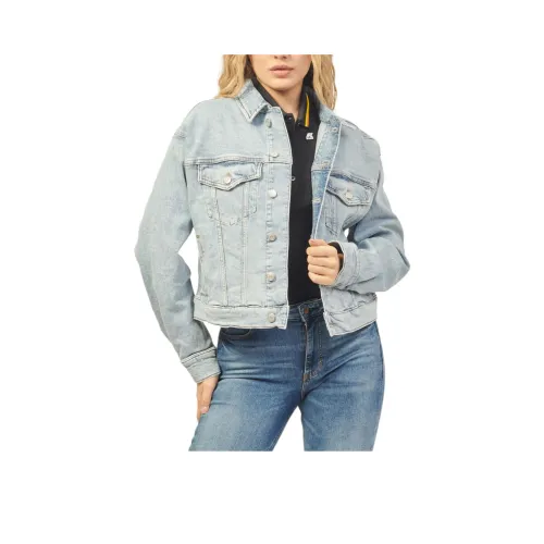 Hugo Boss Denim Jacket Women's Blue Hugo Boss Деним Куртка Женская Синяя