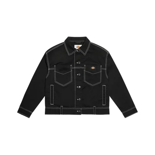 Dickies Женские джинсовые куртки черного цвета
