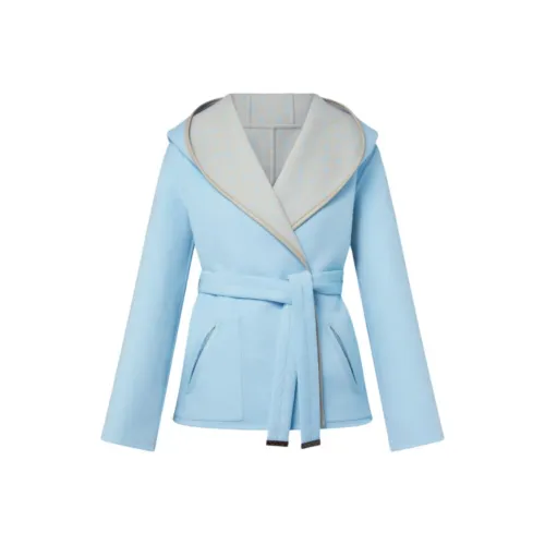 LOUIS VUITTON FW24 Пальто Женское Синее