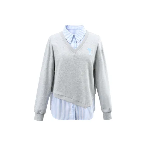 A paradise for awakening Свитшот Женский Серый