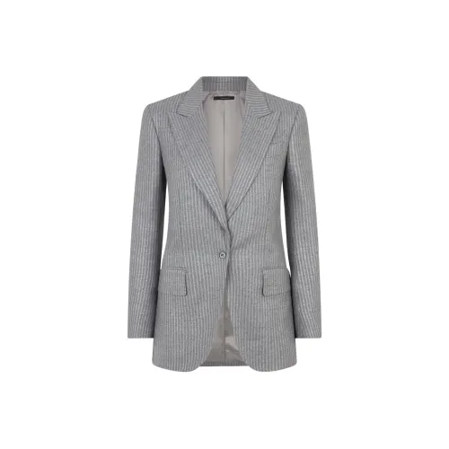 TOM FORD Бизнес-костюм Пальто Женское Темный Лунный Серый