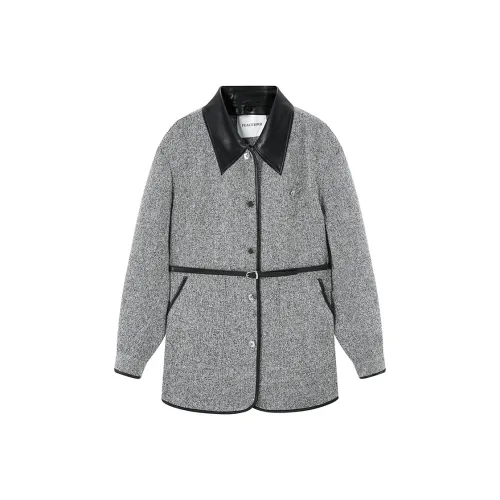 PEACEBIRD Серое Женское Пальто