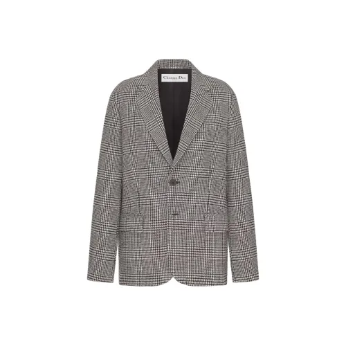 DIOR Бизнес-костюм Пальто Женское Серое