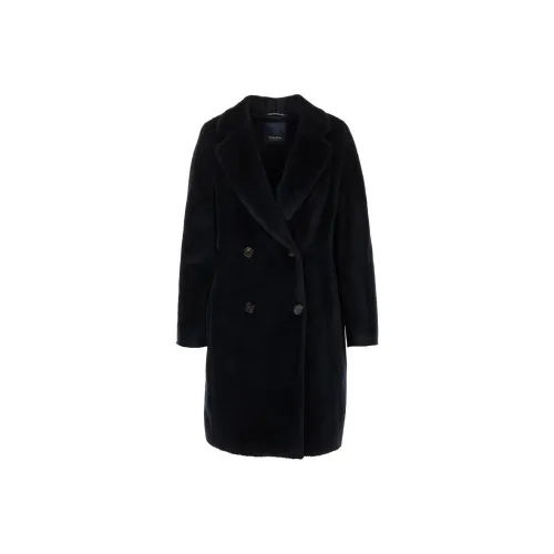 'S MAX MARA' Пальто Женское Полуночный Синий