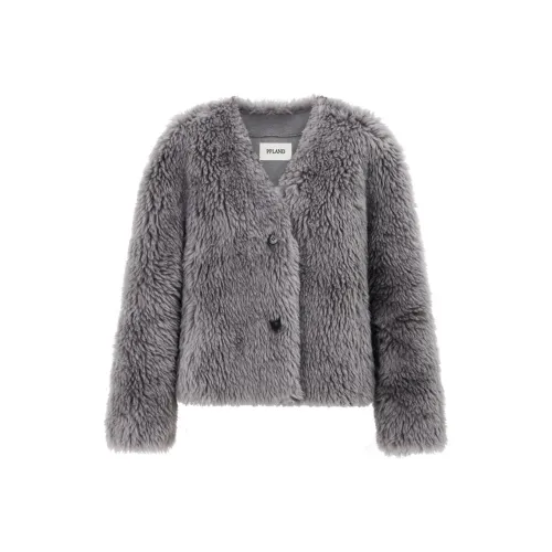 PP LAND Мех Женские Dream Серый Фиолетовый