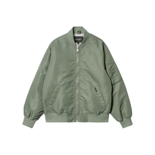 Carhartt WIP SS24 W' Otley Bomber Бейсбольная куртка Женская Травяной зеленый