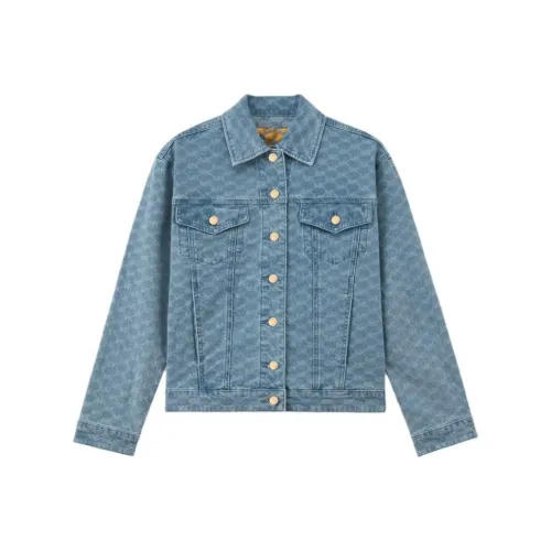 MICHAEL KORS SS24 Denim Jacket Women's Light Blue