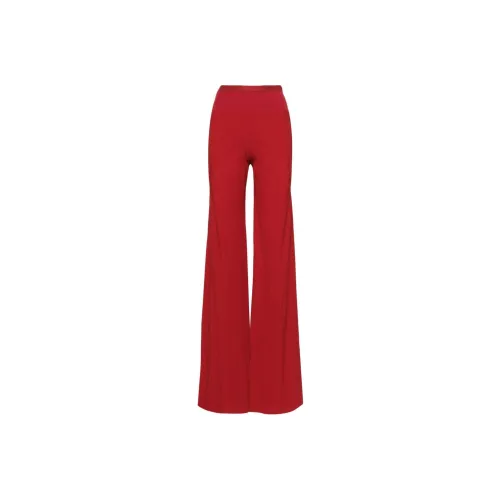 RICK OWENS Red Женские Повседневные Брюки