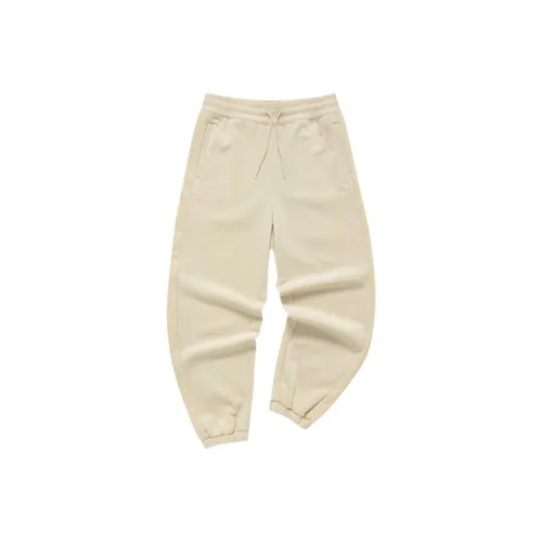 FILA FUSION Baseball series Чайный белый Женские Вязаные Тренировочные брюки