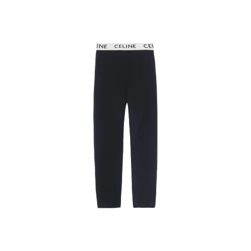 CELINE Черные Женские Леггинсы