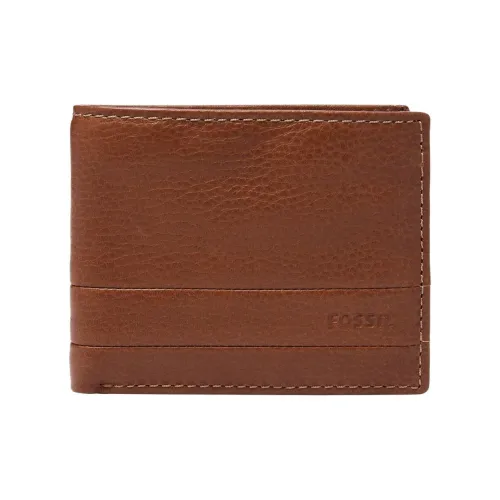 FOSSIL Кожа Кошелек Мужской Коричневый