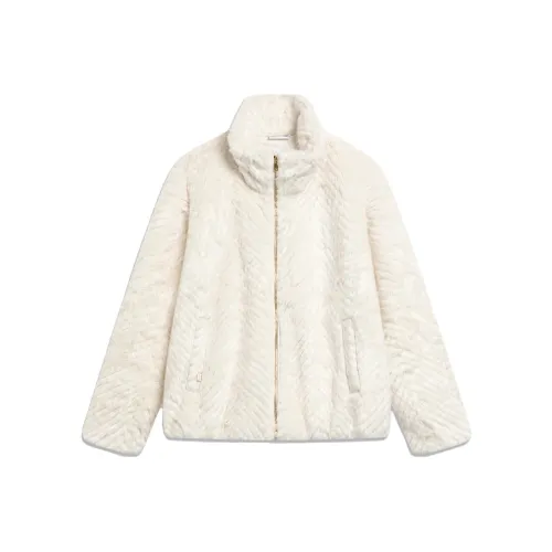 LINING Rijin Doujin Collection Бархат Feel Куртка Женские Экрю