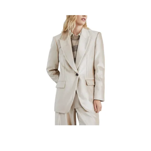 BRUNELLO CUCINELLI FW24 Бизнес-костюм Пальто Женское Розовое золото