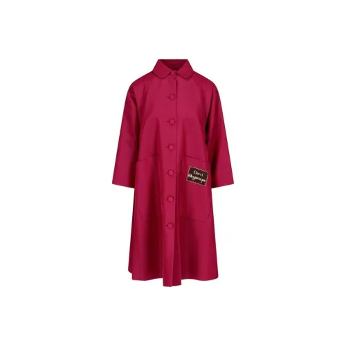 GUCCI Розово-красное Женское Пальто