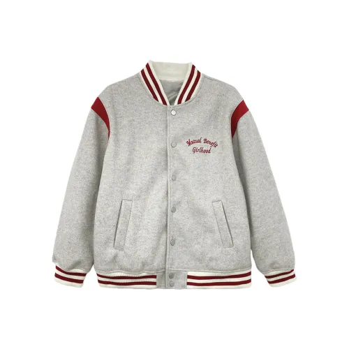 Icicofficial Бейсбольная куртка Женские Oats Burgundy