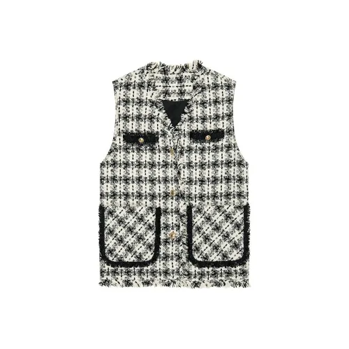 DKNY Черные Женские Жилеты