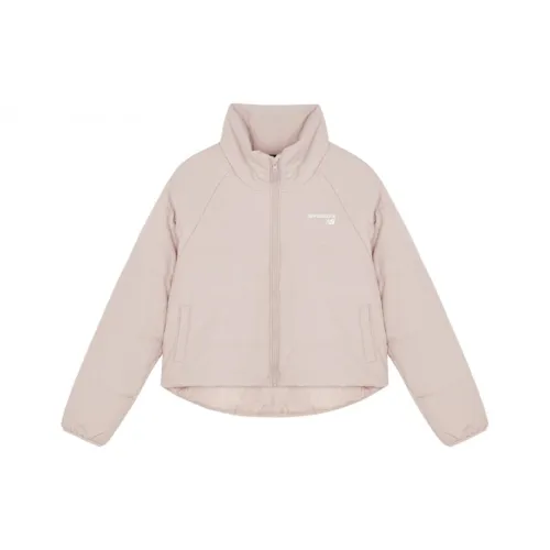 New Balance Розовое женское короткое пальто