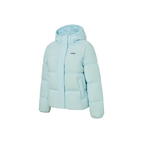 Adidas Пуховик Женские Синий